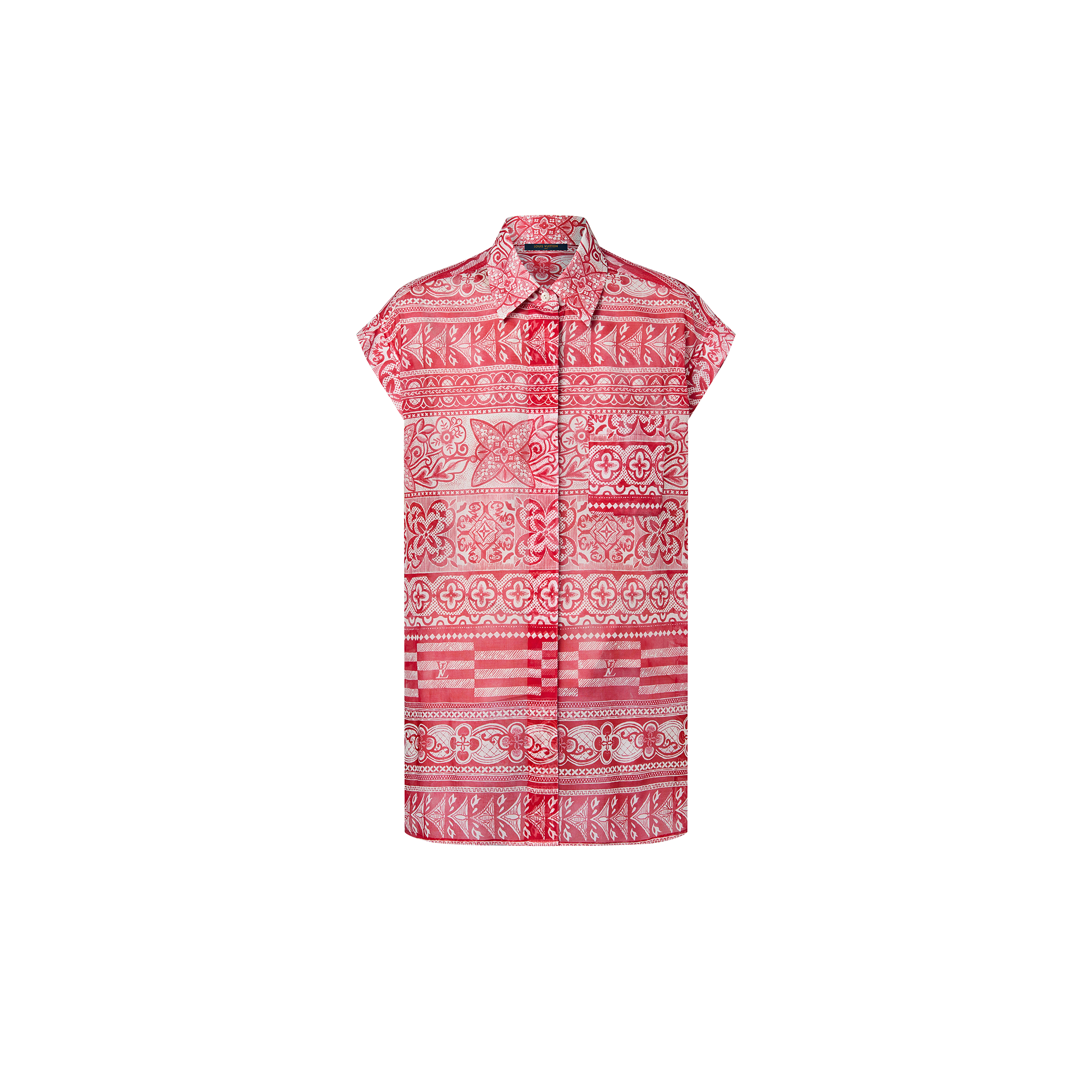 Monogram Tiles Boxy Shirt ReadytoWear LOUIS VUITTON